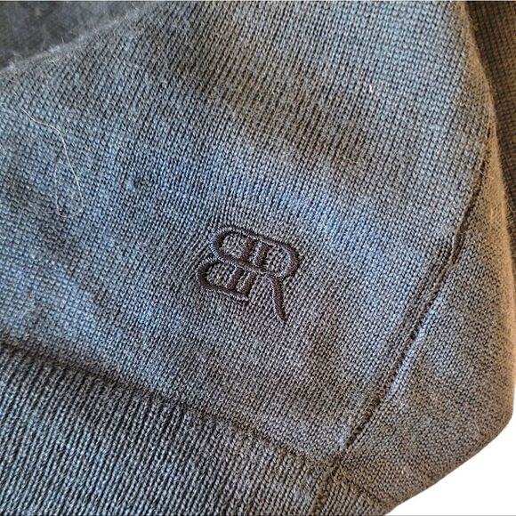 Banana Republic Men's Teal Blue 100% Merino Wool Sweater Size S - Picture 5 of 7